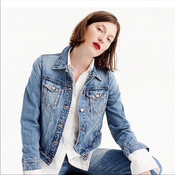 j crew indigo denim jacket